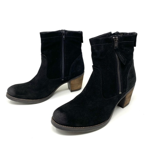 Amazon.com: Taos Footwear Women Taos Shaka Black Suede Ankle Boots